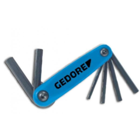 Jogo de Chave Hexagonal com 6 Peças 42SCL-6M GEDORE