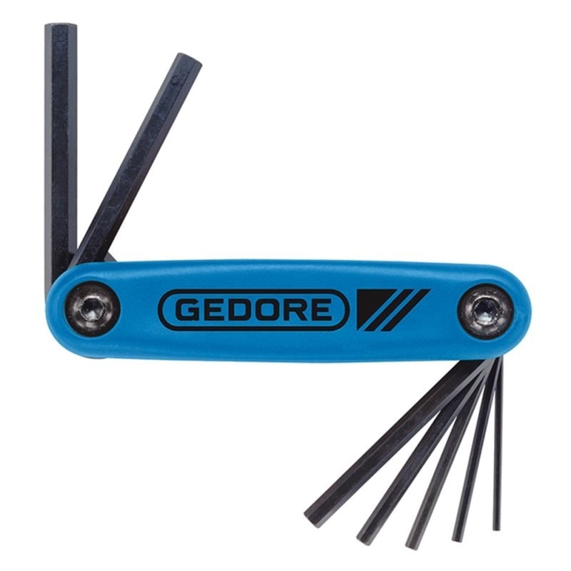 Jogo de Chave Hexagonal com 7 Peças 42SCL-7M GEDORE - Anhanguera