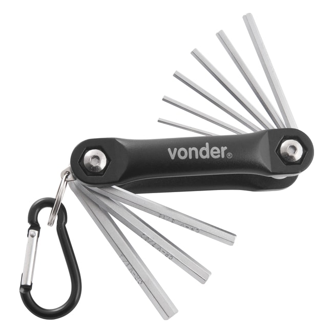 Jogo de Chave Hexagonal com 9 Peças 3573564014 VONDER-c22803a3-816a-438f-85d4-b30eb653c743