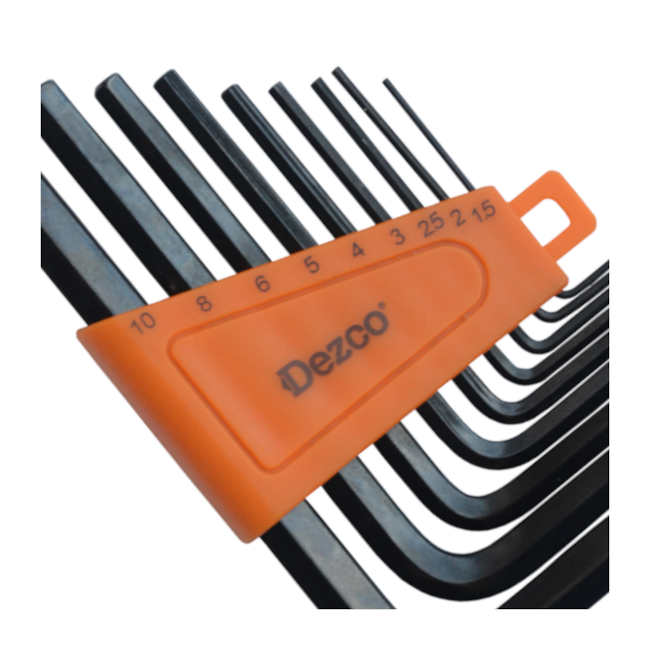 Jogo de Chave Hexagonal L Abaulada com 9 Peças HKWL1509P DEZCO-6bea31b2-2c6b-4d42-a903-70a7dec33024