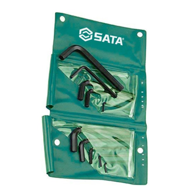 Jogo de Chave Hexagonal L Curta 4.0 a 14mm com 10 Peças ST09130L SATA-c16af49d-8229-4eaf-86c3-e964d3621268