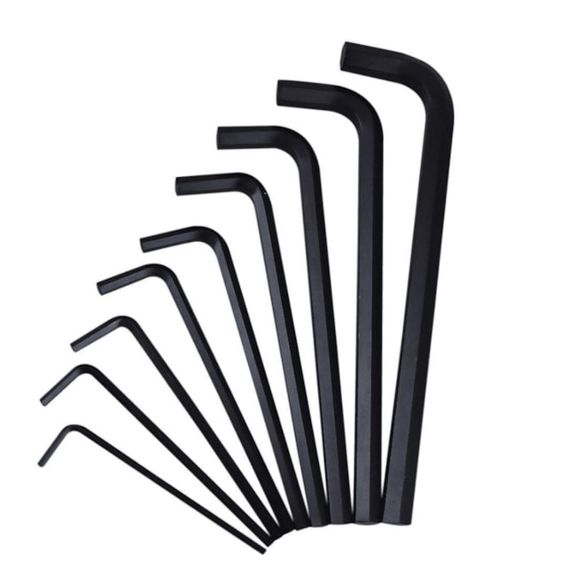 Jogo de Chave Hexagonal L Longa 1/8