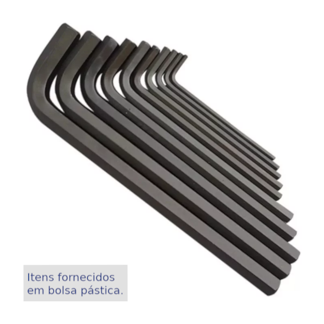 Jogo de Chave Hexagonal Longa com 10 Peças 42L-10P GEDORE-f36e49b9-0d6e-4a04-a402-6a86c0a34e70