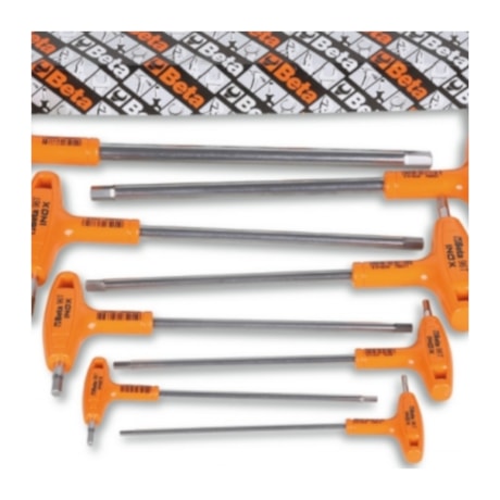 Jogo de Chave Hexagonal T Inox 2.5 a 10mm com 8 peças 96TINOX/S8 BETA-e7ed10d0-7f6a-4fef-95ff-0abd1d0daedf