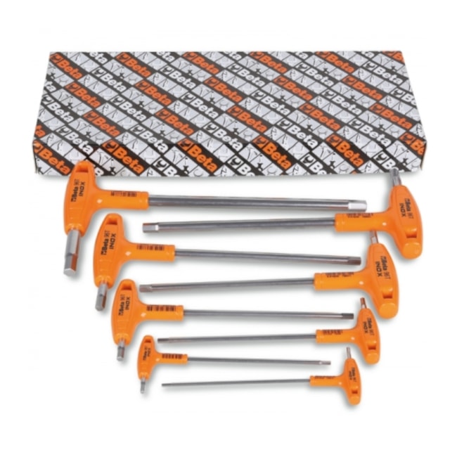 Jogo de Chave Hexagonal T Inox 2.5 a 10mm com 8 peças 96TINOX/S8 BETA-da49edd1-45af-4f84-b6b3-9b231a0742fd