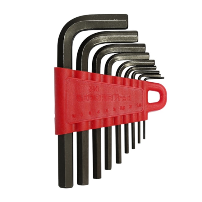 Jogo de Chave Hexagonal Tipo L 1.5 a 10mm com 9 Peças R36605109 GEDORE RED-0357239d-1f15-4f7f-9e14-3dbbc676d4b9
