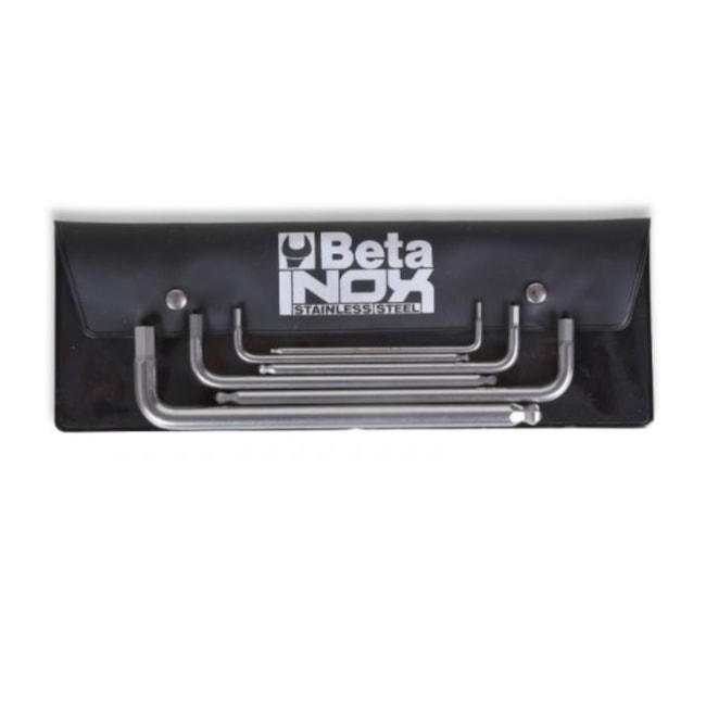 Jogo de Chave Hexagonal Tipo L Inox Abaulada de 2.5mm a 8mm 96BPINOX/B6 BETA-981f68b9-9b37-4a69-a005-7eaab0242b1d