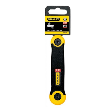 Jogo de Chave Hexagonal Torx com 8 Peças 69-266 STANLEY