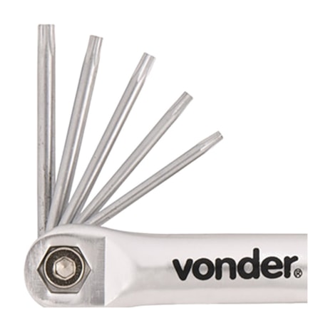Jogo de Chave Torx 8 Peças com Suporte T9 a T40 3573309040 VONDER-5a317ad8-1f16-4810-9ffa-da019e5a464d