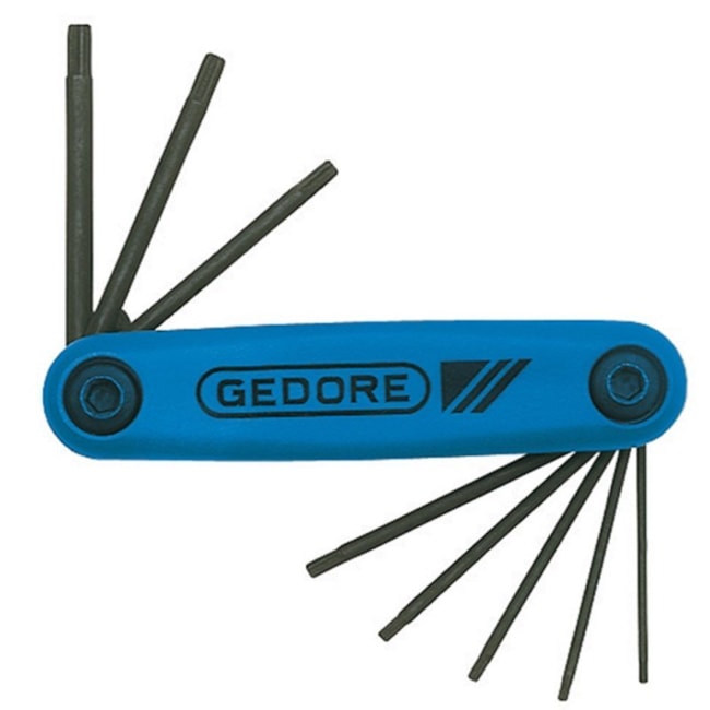 Jogo de Chave Torx Armação T6 a T25 8 Peças 43TXSCL-8 GEDORE-de9d0f45-c750-40e9-bb6e-9e2645b93da9