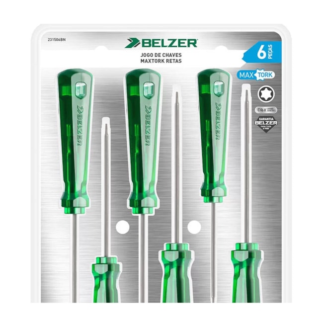Jogo de Chave Torx Cabo T 7 a T 30 com 6 Peças 231506BN BELZER-bc478393-837e-4594-99d7-e2f0edb8ab2a