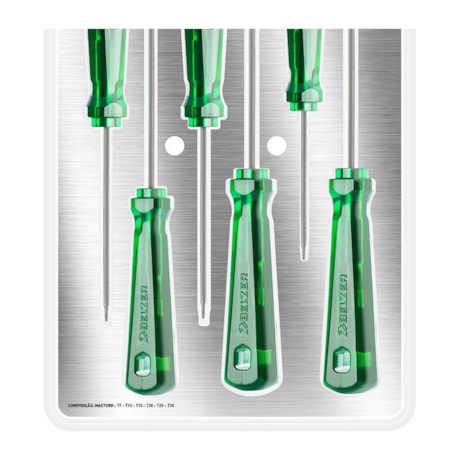 Jogo de Chave Torx Cabo T 7 a T 30 com 6 Peças 231506BN BELZER-cf8e7d83-e577-4f19-b602-ae6ddefb343a