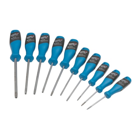 Jogo de Chave Torx com Cabo 10 Peças T7 a T40 2163TXB-10 GEDORE