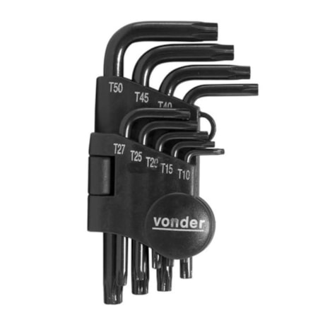 Jogo de Chave Torx L T10 a T50 9 Peças 3573010050 VONDER-65f43abe-e005-4769-b03e-9cadb511f089