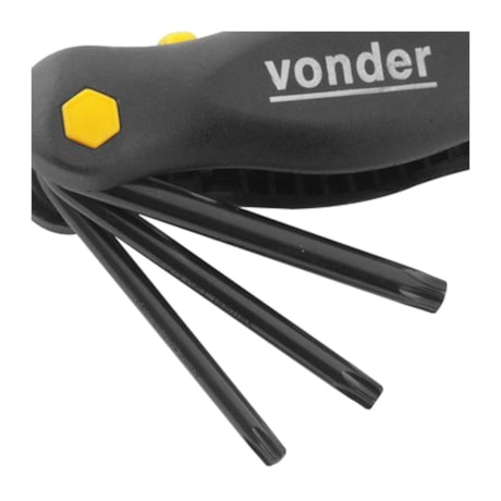 Jogo de Chave Torx T9 a T40 8 Peças com Suporte 573009040 VONDER-09b26836-7b59-4677-a28c-918e35a80808