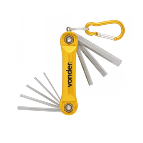 Jogo de Chaves Allen Hexagonais Suporte 1.5 a 8.0mm 8 Peças 3573150080 VONDER-c6ce1f9e-5046-47b7-b93f-5f1b0e6423b8