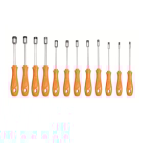 Jogo de Chaves Canhão 3mm a 14mm com 12 Peças 44251212 TRAMONTINA PRO