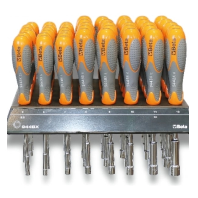 Jogo de Chaves Canhão 4 a 14mm Longa Betamax com 43 peças + Expositor 944BX/DG BETA-c15b51c5-ec54-4586-a172-dbafa734255b