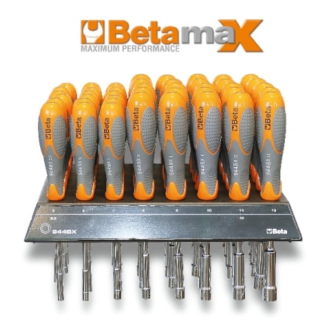 Jogo de Chaves Canhão 4 a 14mm Longa Betamax com 43 peças + Expositor 944BX/DG BETA-66b90d1f-d570-4893-b3b0-406edb82217e