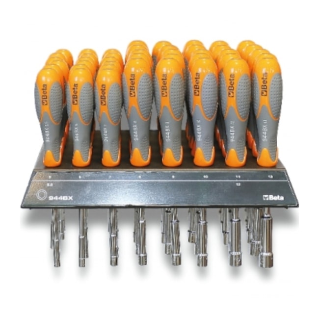 Jogo de Chaves Canhão 4 a 14mm Longa Betamax com 43 peças + Expositor 944BX/DG BETA-db947421-b0e7-4ae1-9f96-15147221aea3