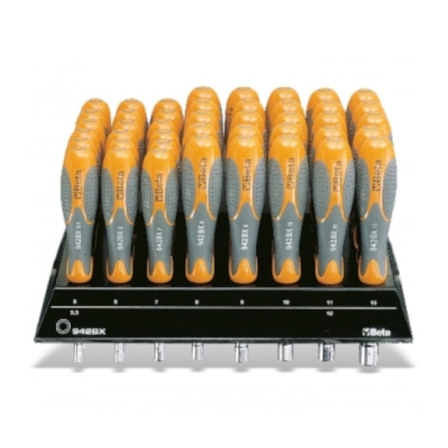 Jogo de Chaves Canhão de 5 a 13mm Curta com 43 Peças com Expositor 942BX/DG BETA-65ba346b-ba9e-4e1c-8f6d-75a3ad81b116