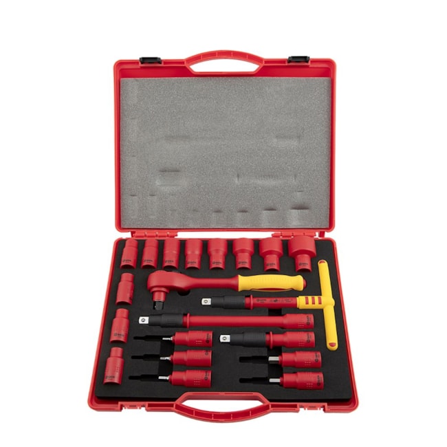 Jogo de Chaves Catraca Isoladas 1000V VDE com 20 Peças ST09267 SATA-84f8bf84-941d-4794-b110-e22c1700f14c