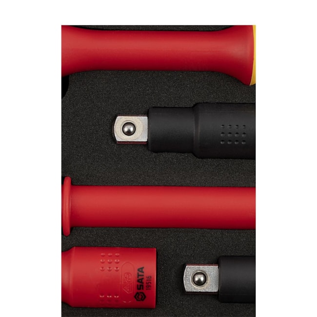 Jogo de Chaves Catraca Isoladas 1000V VDE com 20 Peças ST09267 SATA-5904dcf5-3159-4e79-82ce-8f72d8371f8f