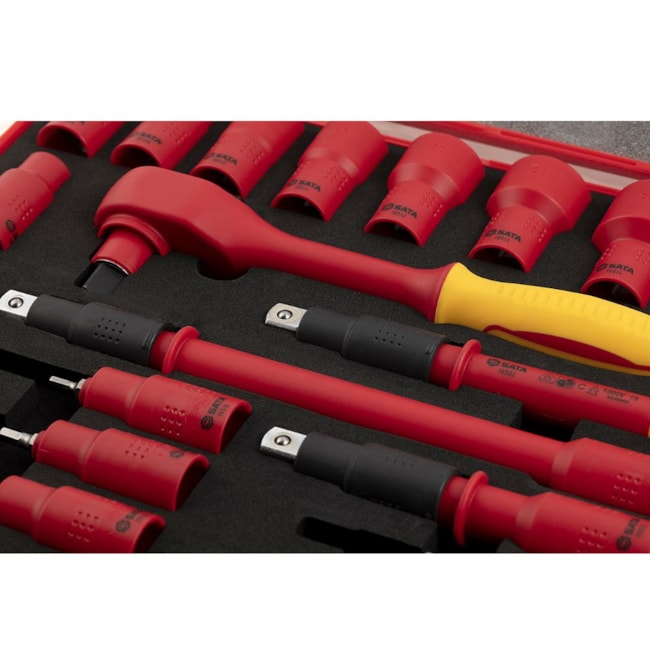 Jogo de Chaves Catraca Isoladas 1000V VDE com 20 Peças ST09267 SATA-49148bdb-fe2a-4d0a-b5ea-88608e87c65c