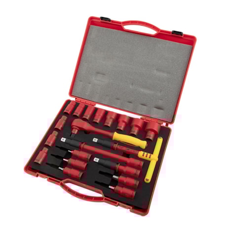 Jogo de Chaves Catraca Isoladas 1000V VDE com 20 Peças ST09267 SATA-47f6ff88-fe96-42db-96e4-40543db0d9ff