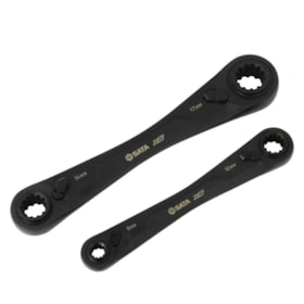 Jogo de Chaves com Catraca Quadbox X6 Reta com 2 Peças ST09059G SATA