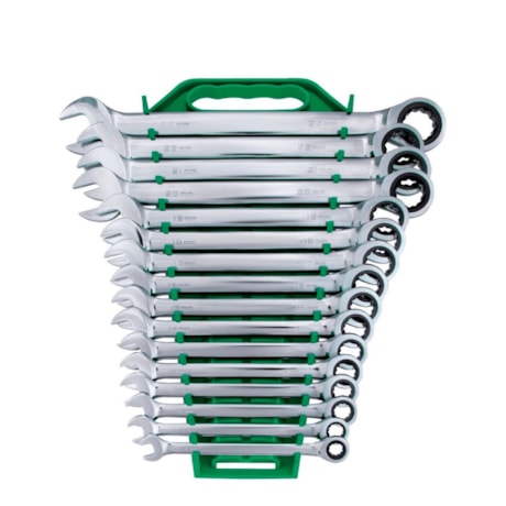 Jogo de Chaves Combinada com Catraca 1/4