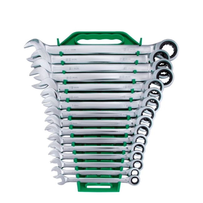 Jogo de Chaves Combinada com Catraca 1/4