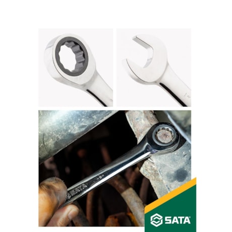 Jogo de Chaves Combinada com Catraca 1/4