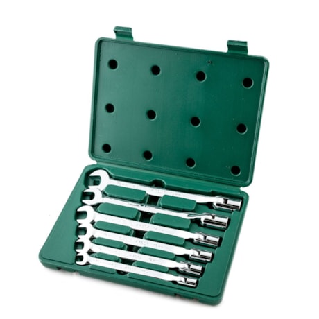 Jogo de Chaves Combinada / Soquete Flexível 10 a 19mm com 6 Peças ST09037SJ SATA-9514e5a1-dd17-4cdb-9ccc-e8c9232c9cee