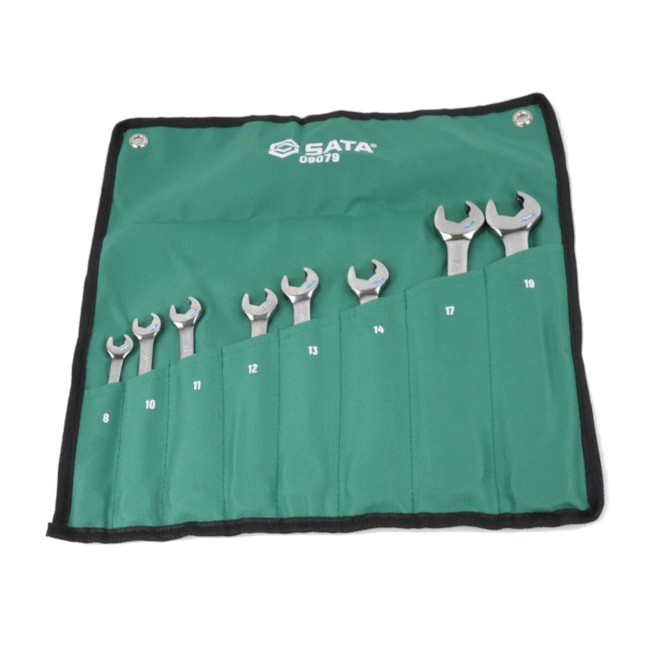 Jogo de Chaves Combinada Speedy com Catraca de 8MM A 19MM com 8 peças ST09079SJ SATA-6c7ac186-3218-4f69-8e59-44420e51a43c