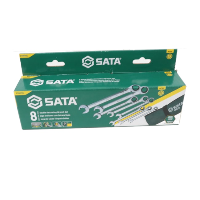 Jogo de Chaves Combinada Speedy com Catraca de 8MM A 19MM com 8 peças ST09079SJ SATA-5faa74b4-8296-4b05-a683-dc979b2935ac