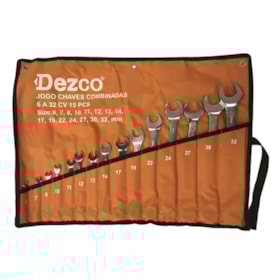 Jogo de Chaves Combinadas 15 Peças CWK63215P/100850 DEZCO