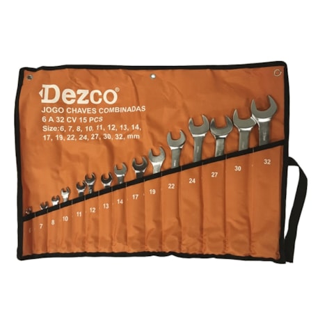Jogo de Chaves Combinadas 15 Peças CWK63215P/100850 DEZCO-ed31e8a7-2ac4-4b8b-98c8-2ac85c3fe060