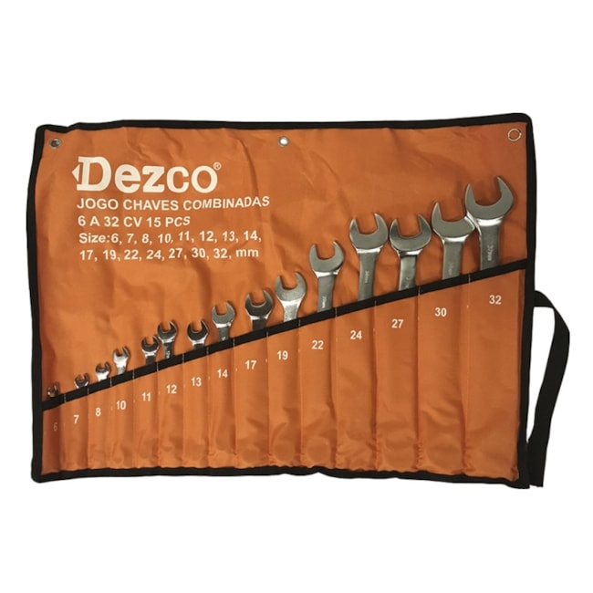 Jogo de Chaves Combinadas 15 Peças CWK63215P/100850 DEZCO-f6572494-c3d6-4a6e-b165-1d3ae83c94fd