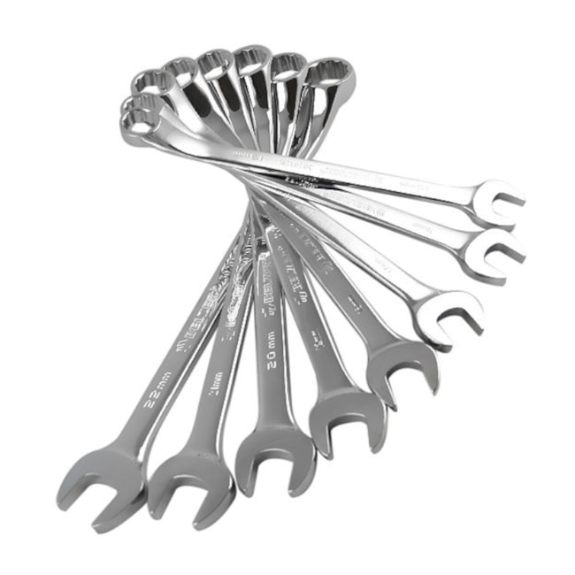 Jogo de Chaves Combinadas 6mm a 32mm com 15 Peças 302404B BELZER-71a69a1c-0a86-4cac-968e-d6772031a6bd