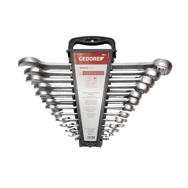 Jogo de chaves combinadas 8 a 19mm 8 Peças R09105008 GEDORE RED -16022332-c95b-4cde-af20-84983e8a3226