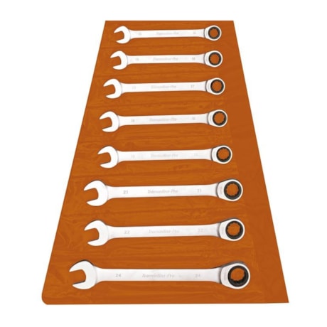 Jogo de Chaves Combinadas 8mm a 24mm com Catraca 15 Peças 44652215 TRAMONTINA PRO-e06fe565-577f-4c1d-b4d3-8266b9d86a0a