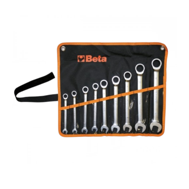 Jogo de Chaves Combinadas Catraca 8 a 19mm Reversível 9 Peças 141/B9 BETA-343dbeeb-a0bd-4bc7-b82e-2aa0269e601d