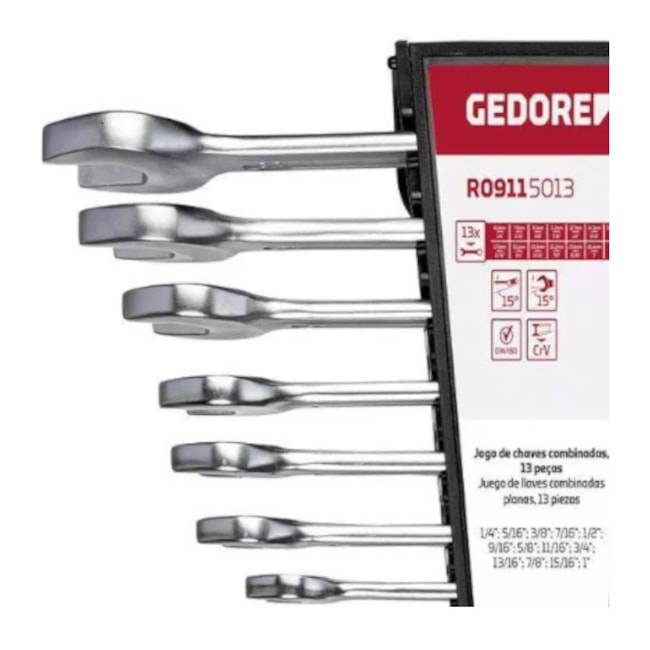 Jogo de Chaves Combinadas com 13 Peças R09115013 GEDORE RED-add9cc79-0912-4498-bf73-04a3a3ab569a
