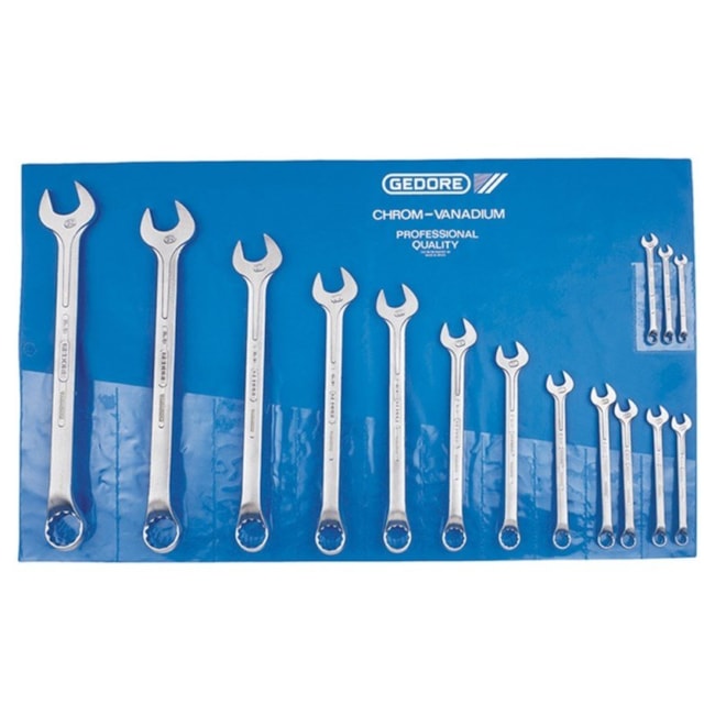 Jogo de Chaves Combinadas com 15 Peças 1B-15M GEDORE
-8b7aaebc-e81a-4a39-92a7-4ee030975925