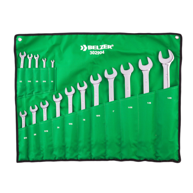 Jogo de Chaves Combinadas com 16 Peças 302904B BELZER-43863070-be92-410b-a643-236095f3d675