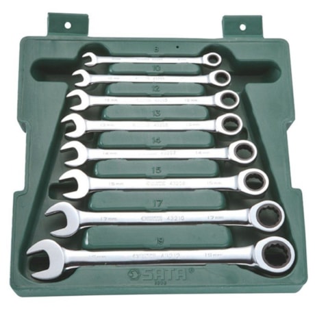 Jogo de Chaves Combinadas com 8 Peças ST08008SJ SATA-e473d2ea-ef8f-4bce-978a-f8513a1f6793