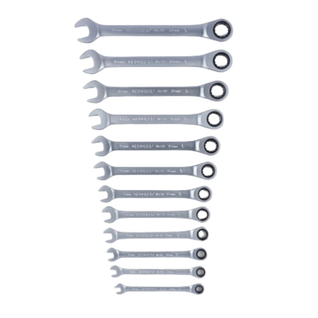 Jogo de Chaves Combinadas com Catraca 8mm à 19mm 12 Peças 031370 9R-12M GEDORE-a7168c94-7d2b-41e2-8ca7-692d0c354d94