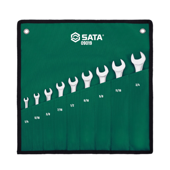 Jogo de Chaves Combinadas Cromadas de 1/4