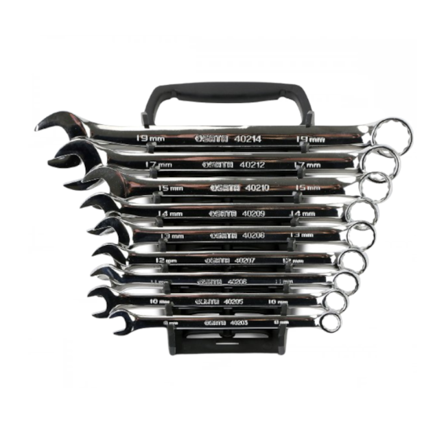 Jogo de Chaves Combinadas Cromadas de 8 a 19mm com 9 Peças ST09020G SATA-7d2bb4be-6370-4dd5-94a3-39b7d21fa20c